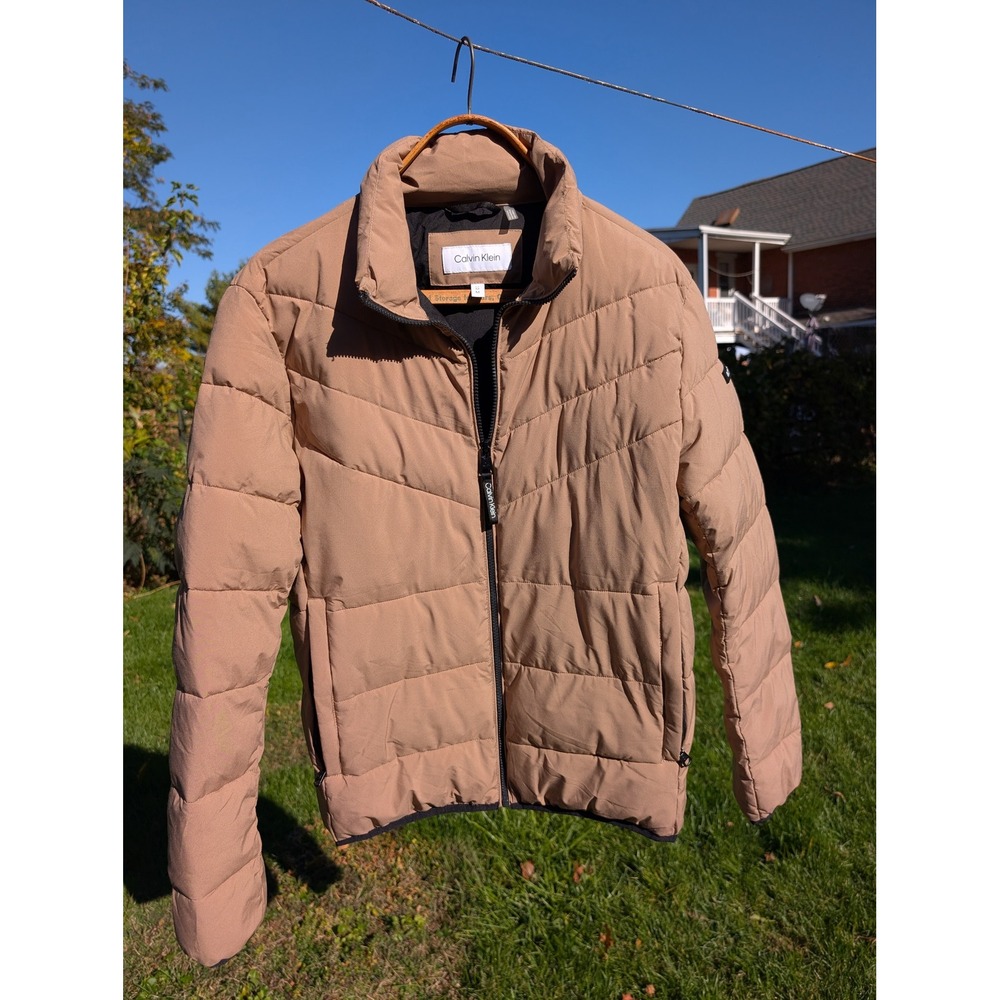 Calvin Klein Mens Puffer Jacket Quilted‎ Lightweight Full Zip Casual